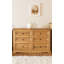 Payton 6 Drawer Double Dresser, 3+3 wide chest of drawers