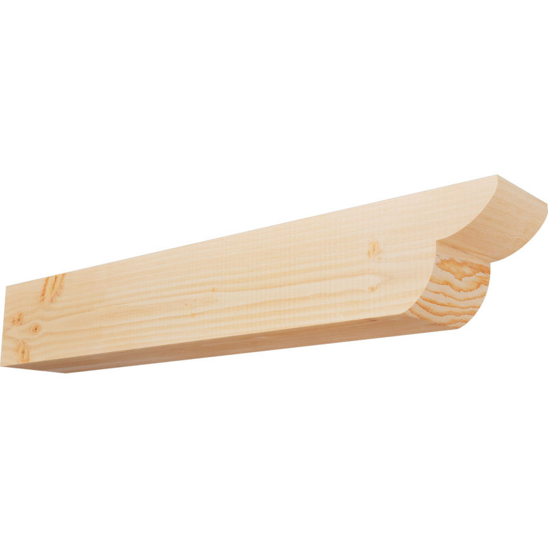 Queue de chevron lisse Crestline, Douglas, H 6 po x l 36 po x P 5,5 po