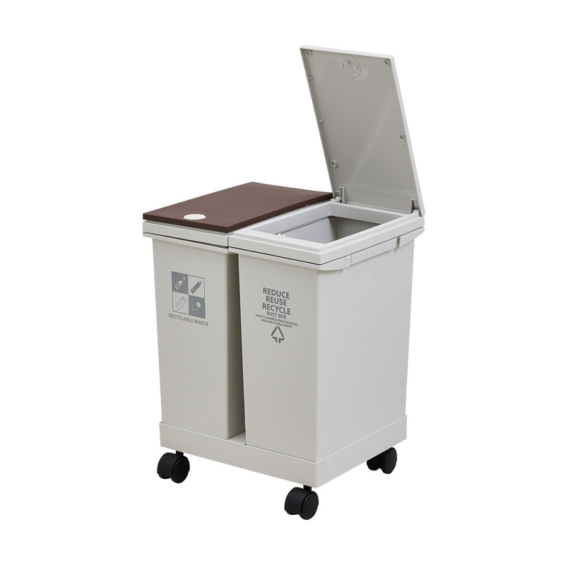 Plastic Touch Top Waste Bin, 24 L 