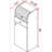 Tarian 39 " H Kitchen Pantry