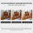 31.50"Solid Wood Cherry Wood brown Sideboard