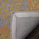 Guzi Hand Hooked Wool/Cotton Floral Rug in Orange/Silver