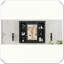 Armoire à pharmacie murale avec miroir 6 tablettes de rangement ouvertes