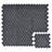 Round Black Basalt Honed Natural Stone Mosaic Tile