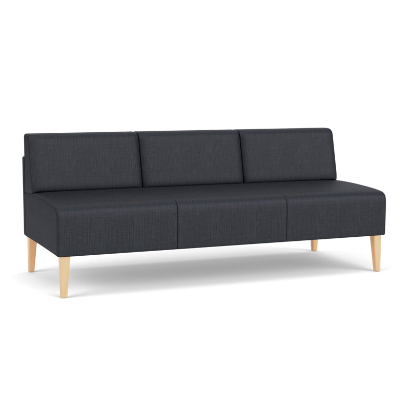 Canapé sans accoudoirs Luxe Lounge, Plot Line chaudron, Bois naturel