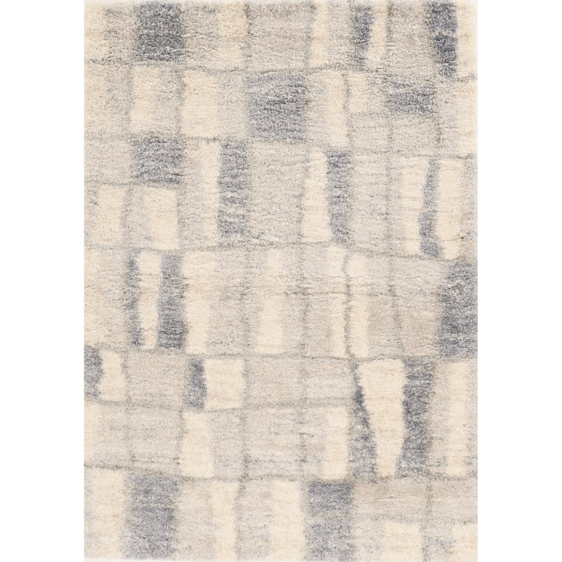 Tapis beige à motif géométrique Alivia, Rectangle 3 pi 9 po x 5 pi 11 po