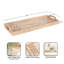 Plateau rectangulaire en bois de manguier avec poignées Rodcliff