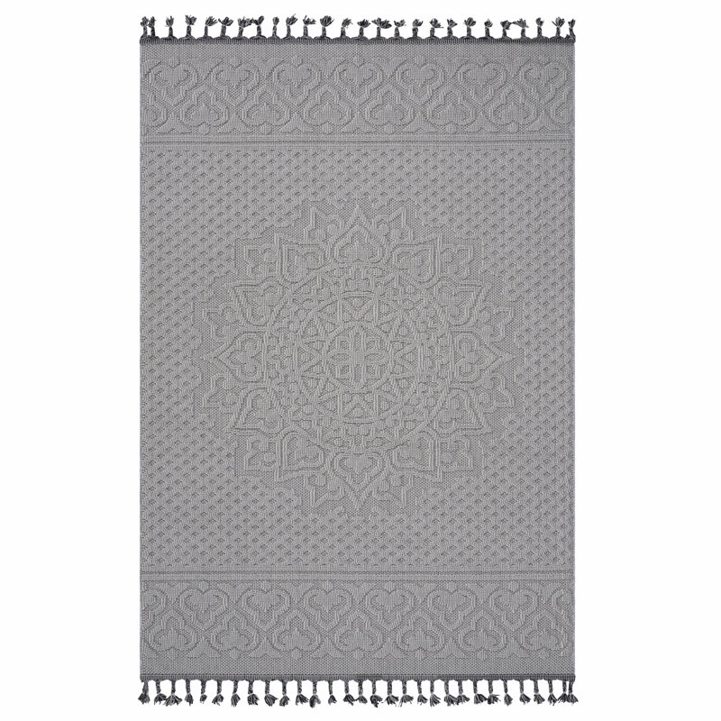 Machine-Woven Rug, Indoor Outdoor Area Rug, Rectangle 4' x 6'2"
