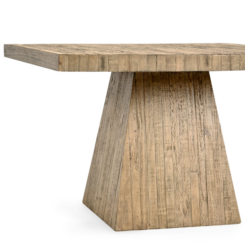 Montana 48" Solid Wood Pedestal Dining Table