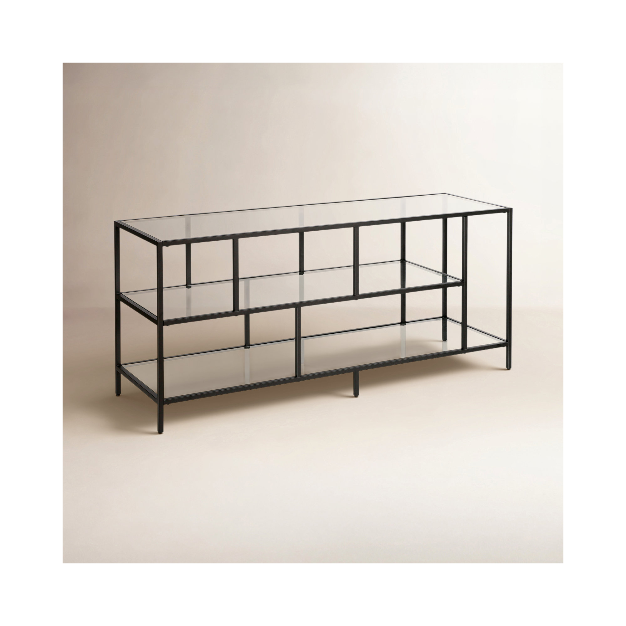 Wylan 55'' Media Console, Blackened Bronze