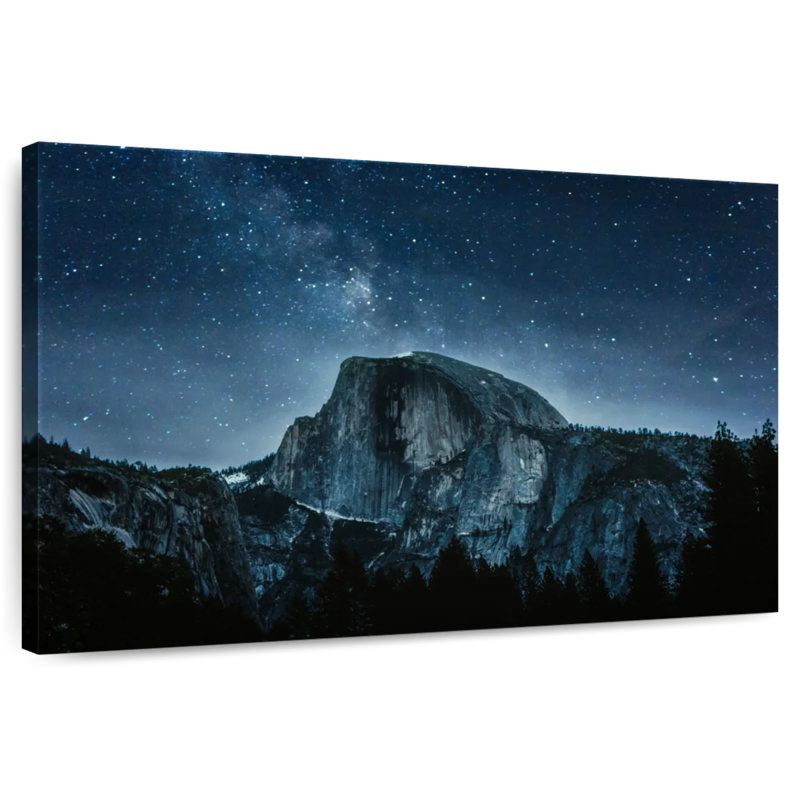 Alvord Night Sky With Mountains, 8" H x 12" W