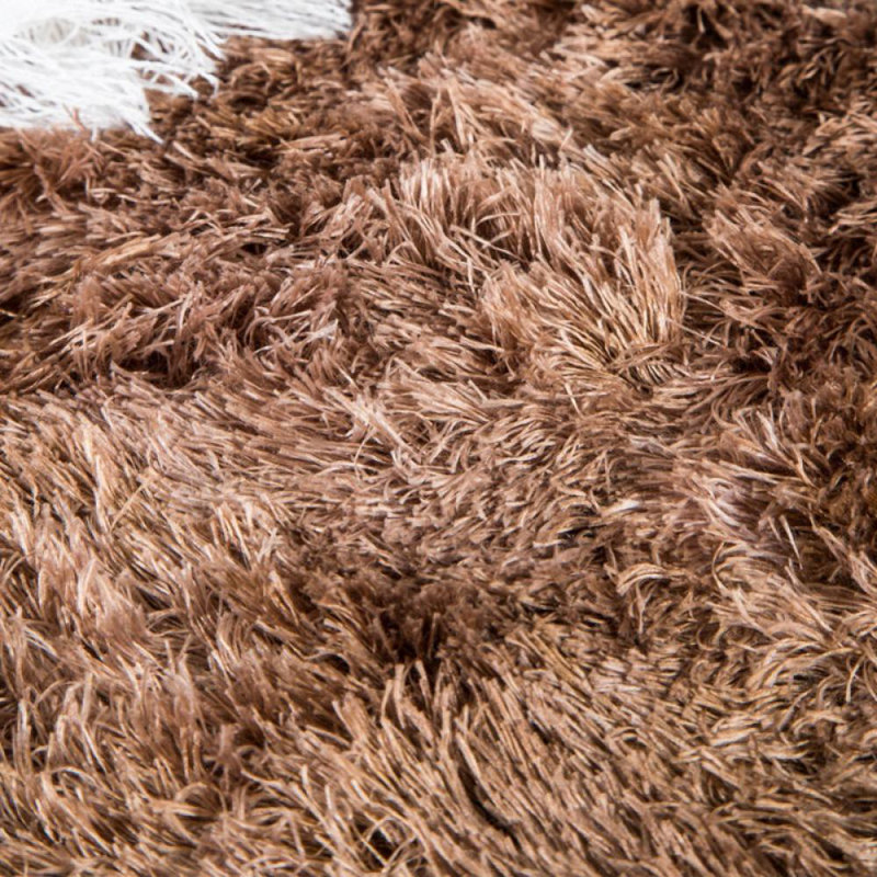 Tapis moelleux tapis anti-poils longs tapis rembourrés dégradés tapis de sol salon chambre à coucher