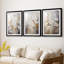 FLORAL Series CCCCXXI - Impression encadrée sur mesure de qualité supérieure - 3 pièces-1920043853-1920043852