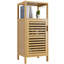 Amaal Bamboo Freestanding Linen Cabinet-2029769450
