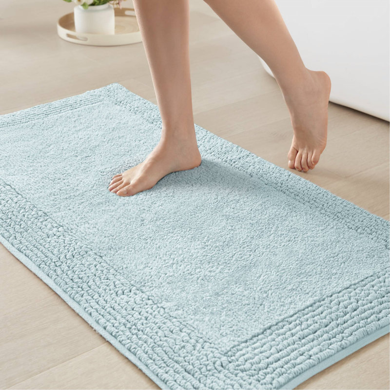 Tapis pour salle de bain réversible, tapis rectangulaire pour l'intérieur