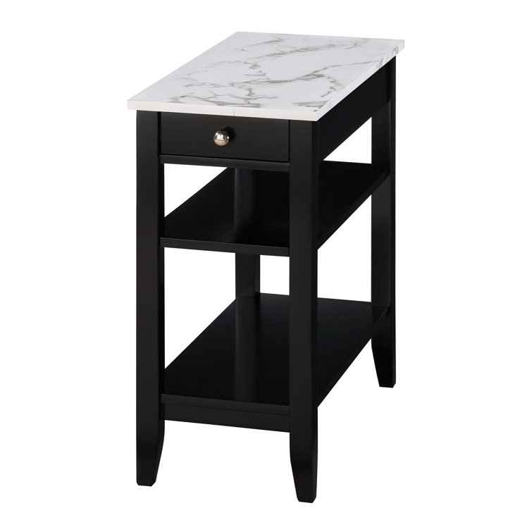 Carbin End Table with Drawer and Shelves