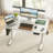 40" Pure White Electric Standing Desk - Minimalist Height Adjustable Sit-Stand Desk For Small Spaces With Smart Memory Presets-2063234200