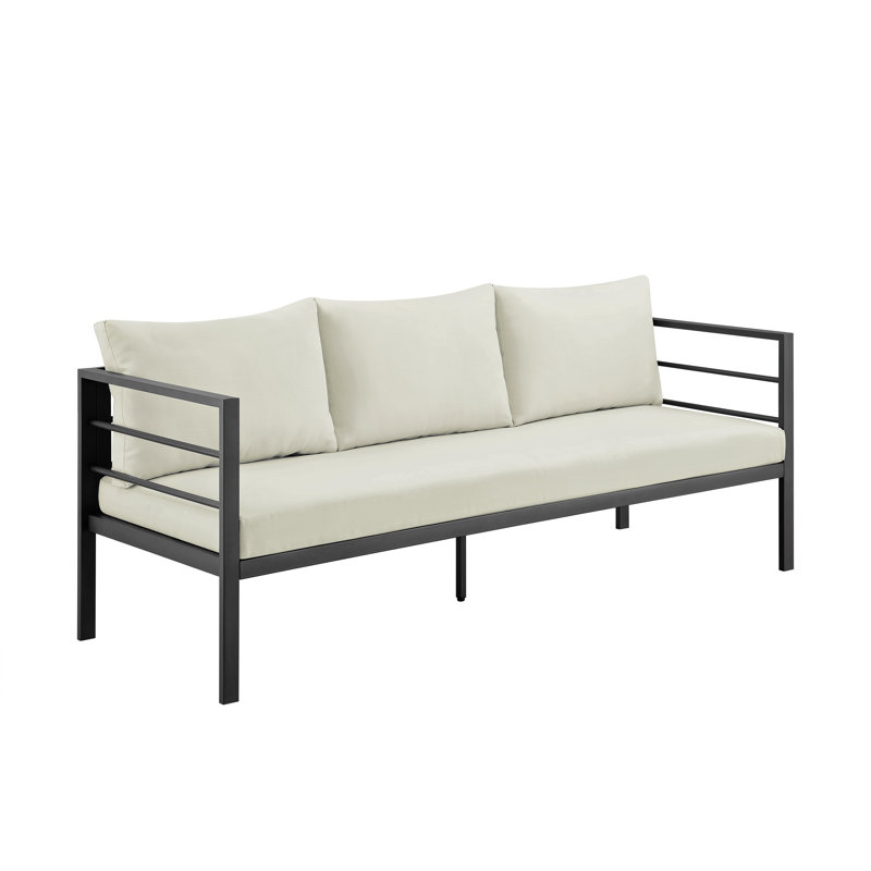 Adamski 7-Person Metal Sofa Seating Group With Cushions