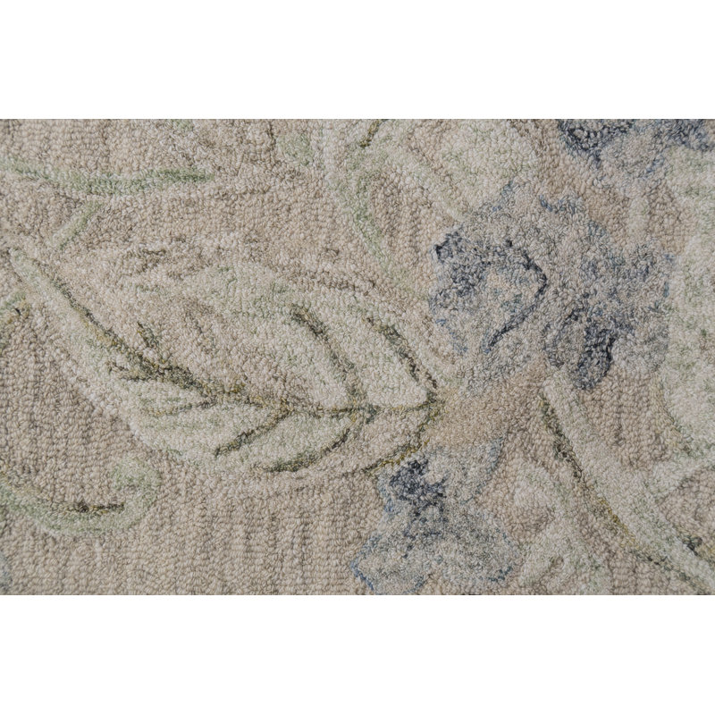 DAISY 9096-845 BEIGE/SAGE, Rectangle 9' x 12'