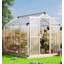 Serre pour l'extérieur, serre en aluminium avec structure à installation rapide et évent de toit-110353901-120880997