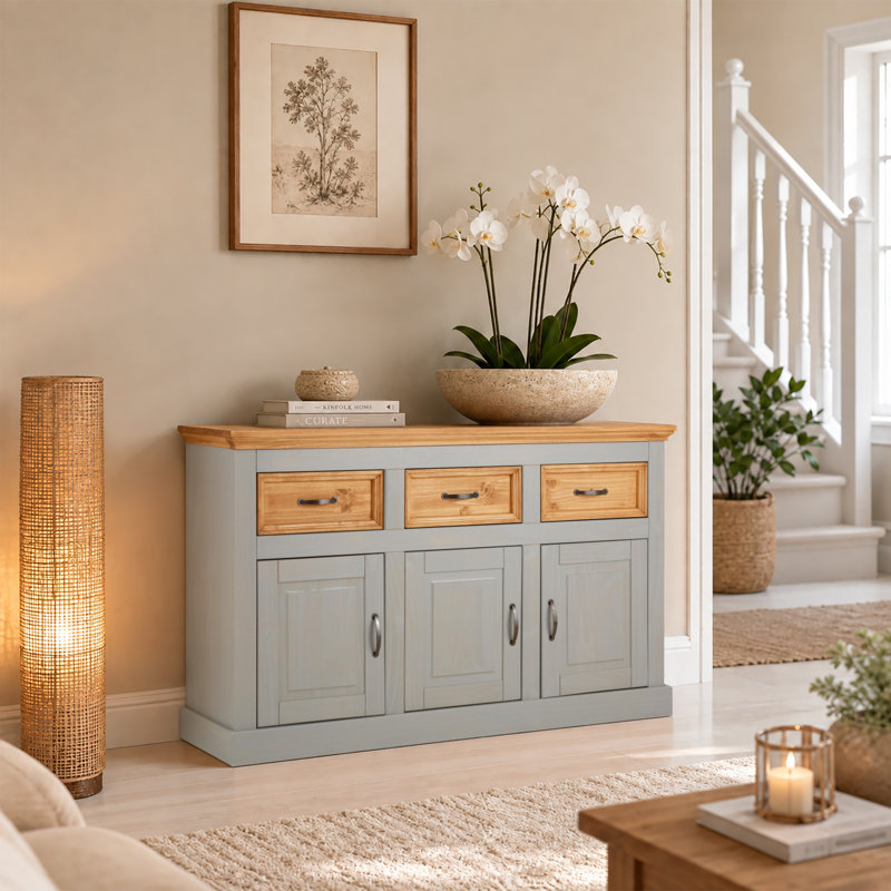 Perley 151cm Sideboard, Grey / White
