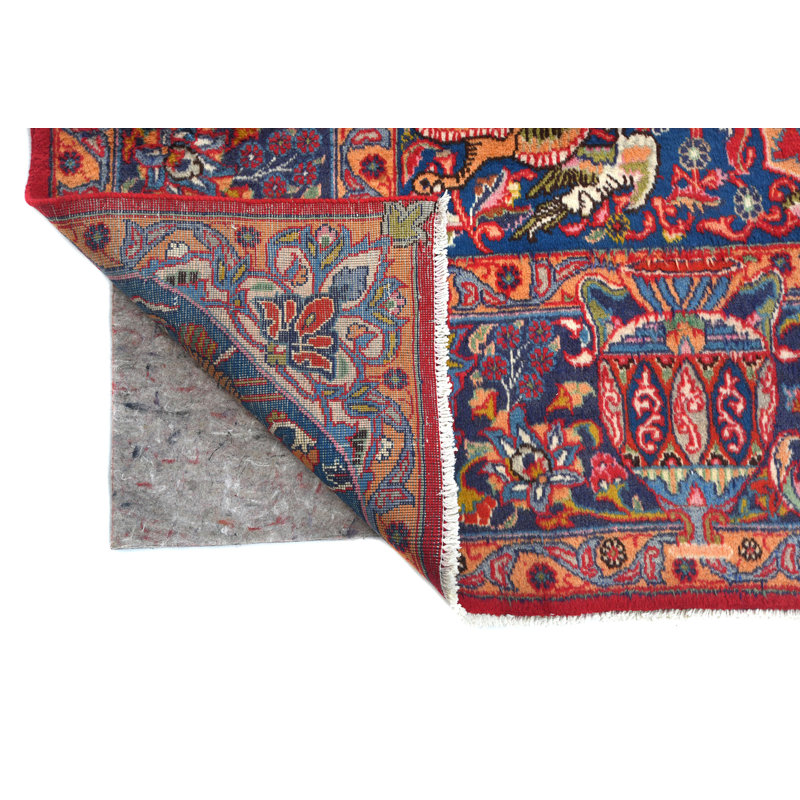 Tapis oriental rouge unique 10X13 One-of-a-Kind