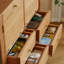 Armoire de rangement simple en bois avec buffet