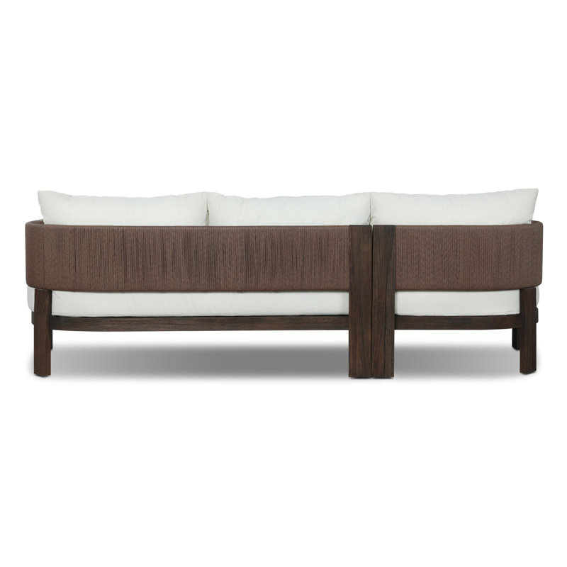 Delancy Outdoor 2PC Sectional-LAF Chaise-Arashi Salt, Left Hand Facing