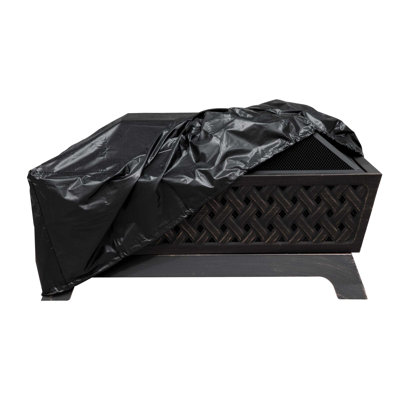 Wacousta Square Steel Wood Burning Fire Pit