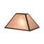Abat-jour oblong 16 po Mission Prime