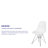 Daker Plastic Chair with Chrome Base-565515716
