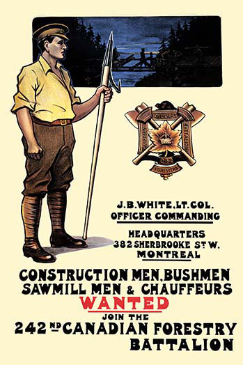 Impression de construction masculine bushmen, H 42 po x l 28 po x P 1,5 po