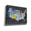 «USA Licence Plate Map» par Britt Hallowell, art mural sur toile-1602016044