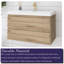 Ensemble de meuble-lavabo simple 36 po avec plateau en marbre Betsey-98747986