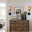Applique murale en rotin Krier Farmhouse