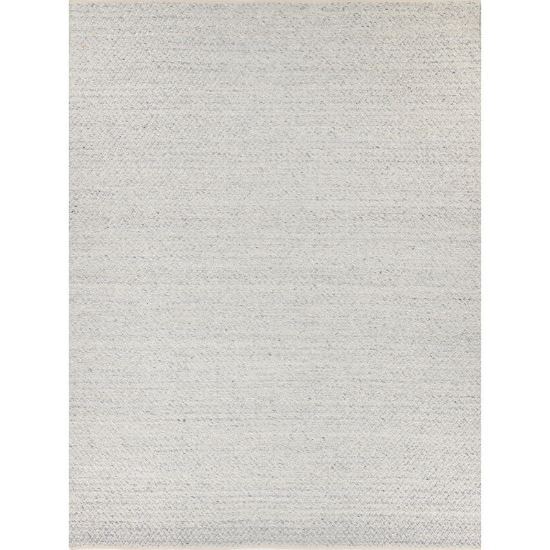 Rialto Chevron Area Rug in Light Gray, Rectangle 10' x 14'
