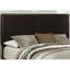 Dark Brown Upholstered Queen Bed For Bedroom Elegance Size In Leather-like Finish