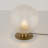 1 - Light Glass Globe Table Lamps