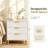 Modern 3-Drawer Fluted Nightstand with Gold Metal Legs-1193876539-1185965496