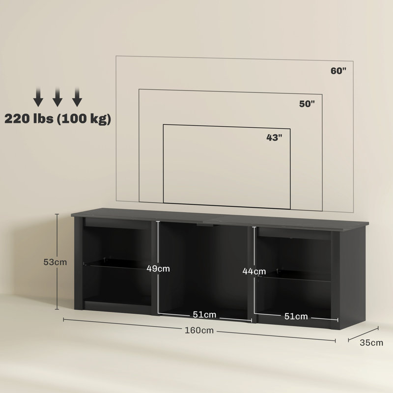 Unfinished TV Stand for TVs up to 65"