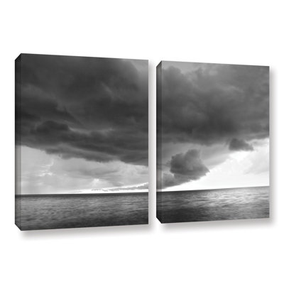 Lake Erie Storm by Dan Wilson 2 PiecePhotographic Print on Wrapped Canvas Set -  ArtWall, 0wil008b1828w