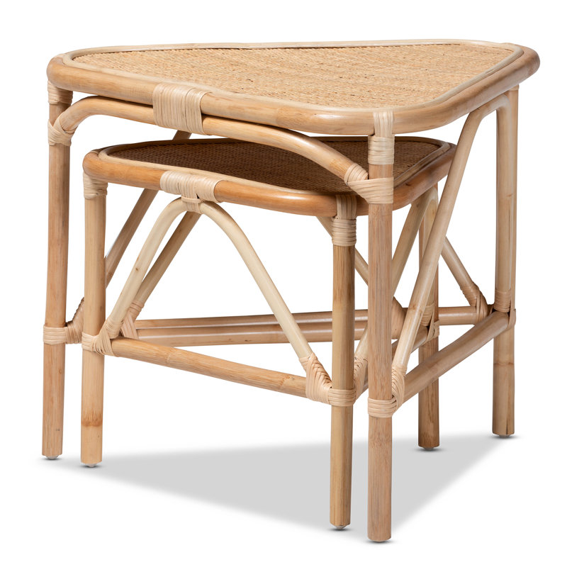 Table de bout triangulaire avec emboîtement