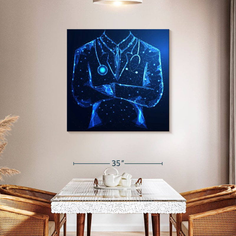 Digital Doctor, 39" H x 39" W