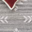 Tapis marocain gris / ivoire en laine / viscose / coton touffeté à la main Soho 659-748977039