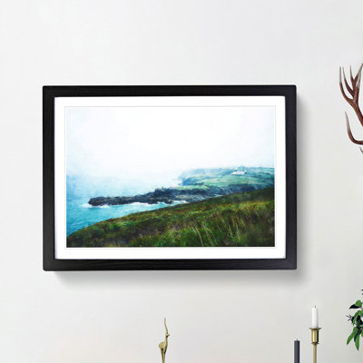 Port Isaac in Cornwall - Framed Print