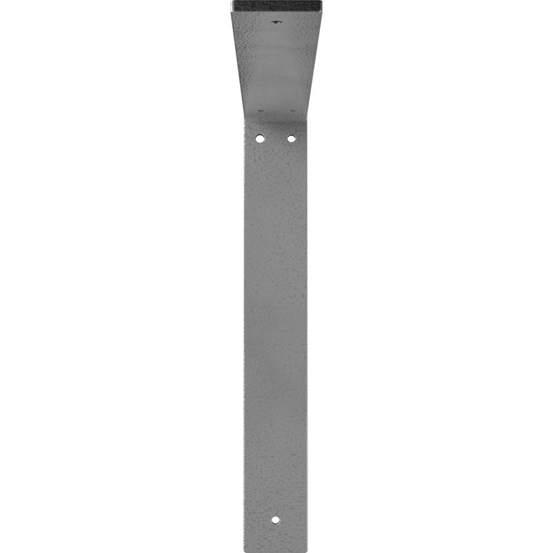Hamilton 14'' Hammered Gray Steel Countertop Bracket