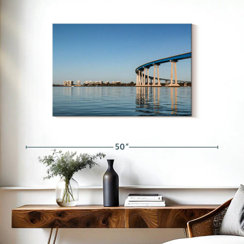 Lilon Curvy Coronado Bridge, H 24 po x l 36 po