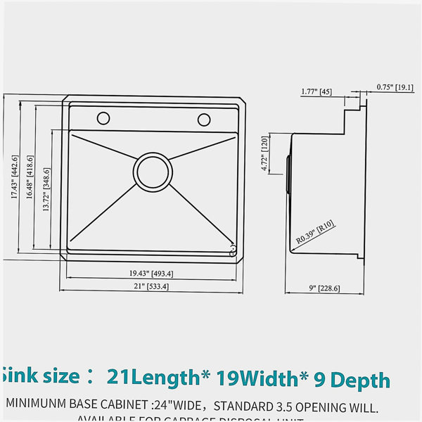 Dimensions du produit