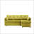 Modular L-Shaped Sofa, Modular Long Sofa with Reversible Chaise Lounge-868128600