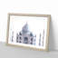 The Taj Mahal in Agra India - Picture Frame Painting Print-56733679-56733678